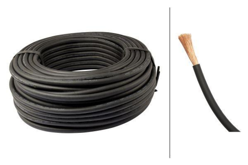 HELLA 8KL 713 753-001 Leitungssatz H01N2-D 50 mm&sup2;, schwarz