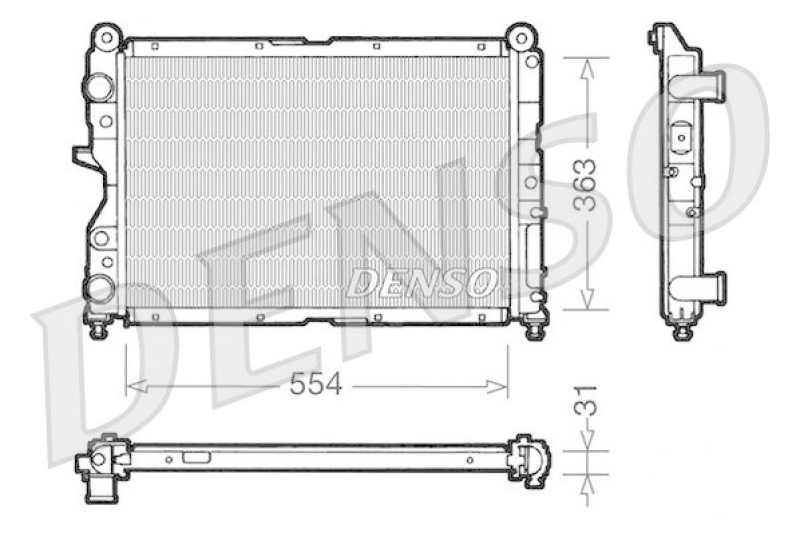 DENSO DRM09132 K&uuml;hler FIAT COUPE (FA/175) 2.0 16V (1993 - 1996)