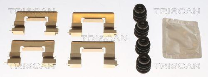 TRISCAN 8105 271608 Montagesatz, Scheibenbremsbelag f&uuml;r Volvo