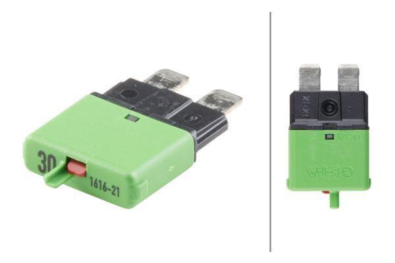 HELLA 8JS 174 320-061 Sicherungsautomat, 30 A 32 V, thermisch, hellgr&uuml;n