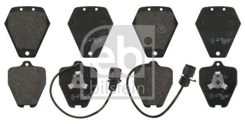 FEBI BILSTEIN 16999 Bremsbelagsatz f&uuml;r VW-Audi