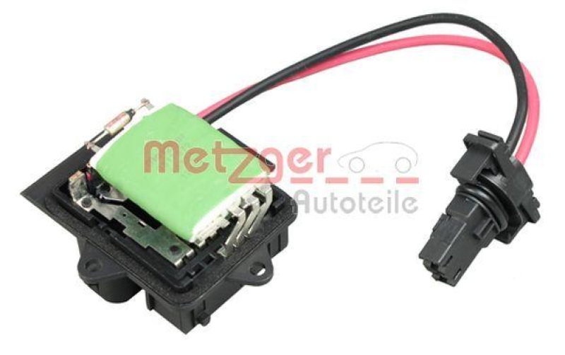 METZGER 0917072 Widerstand, Innenraumgebl&auml;se f&uuml;r RENAULT