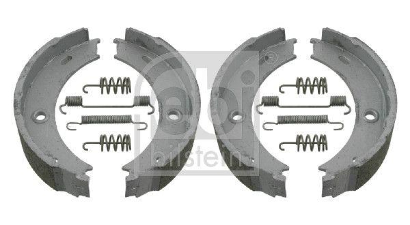 FEBI BILSTEIN 23191 Bremsbackensatz f&uuml;r Feststellbremse, mit Anbaumaterial f&uuml;r Mercedes-Benz
