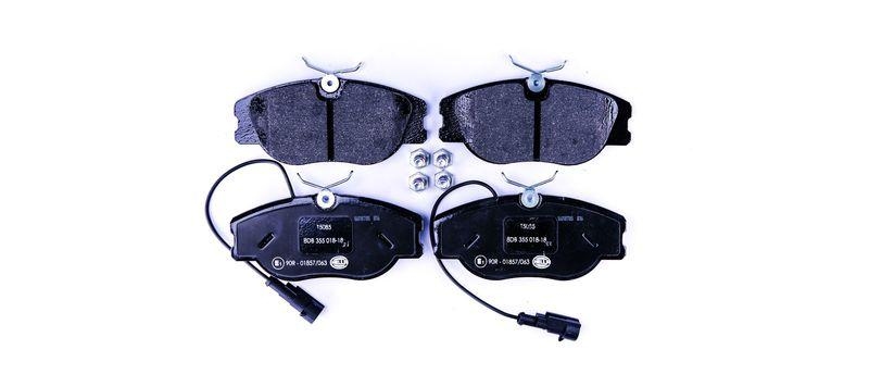 HELLA 8DB 355 018-181 Bremsbelagsatz, Scheibenbremsbelag f&uuml;r LANCIA/FIAT/ALFA