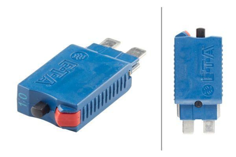 HELLA 8JS 174 326-021 Sicherungsautomat, 10 A 28 V, rot