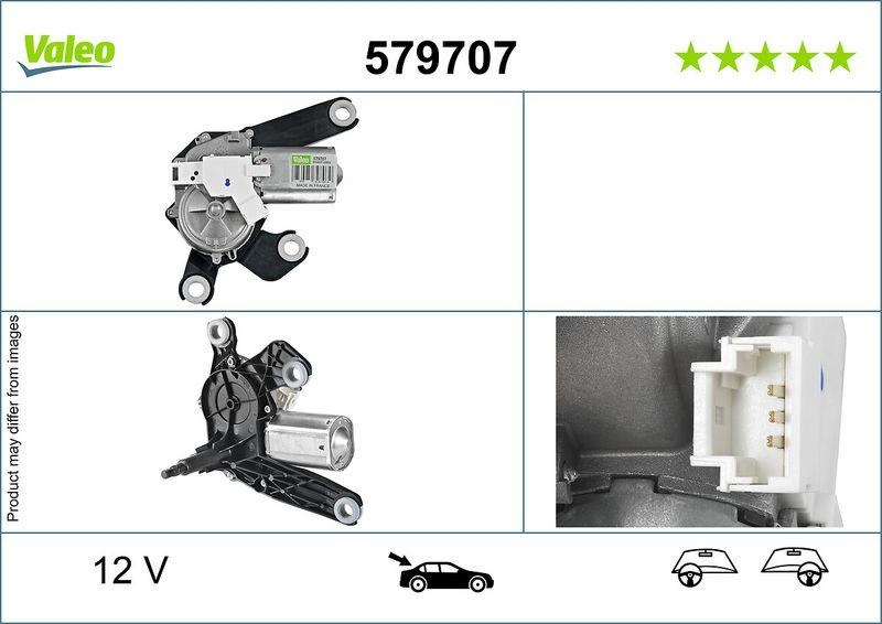 VALEO 579707 Wischermotor Heck