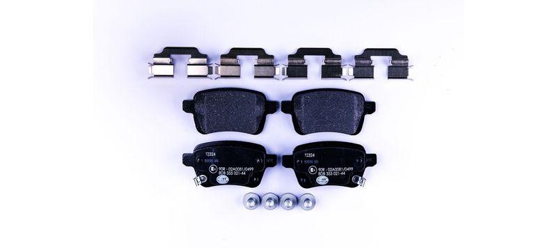 HELLA 8DB 355 021-441 Bremsbelagsatz, Scheibenbremsbelag f&uuml;r FIAT 500L (199_)