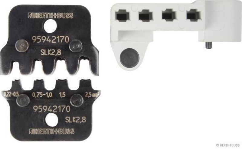 HERTH+BUSS 95942170 Crimpzangeneinsatz 80411629 | KOSTAL SLK 2,8 | 0,22-2,5mm&sup2;