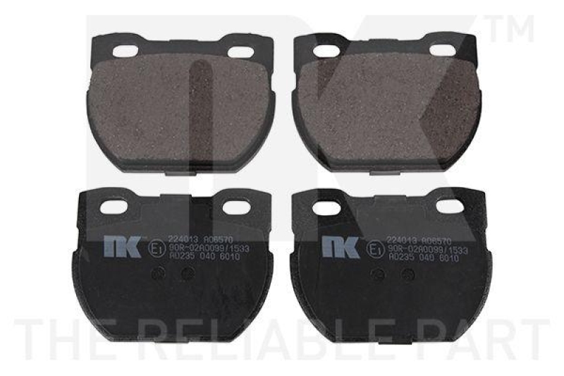 NK 224013 Bremsbelagsatz, Scheibenbremse f&uuml;r LAND ROVER