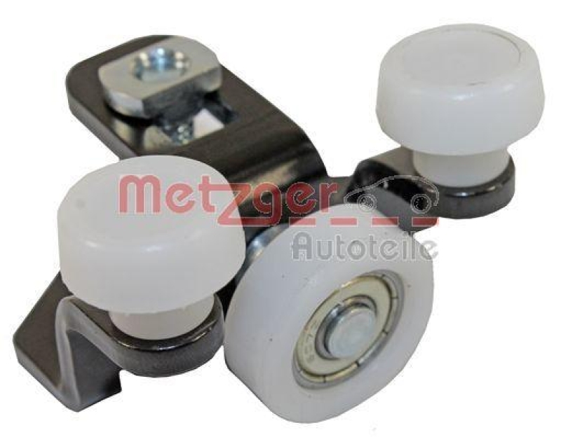 METZGER 2310048 Rollenf&uuml;hrung, Schiebet&uuml;r f&uuml;r MB/VW rechts OBEN OHNE HALTER