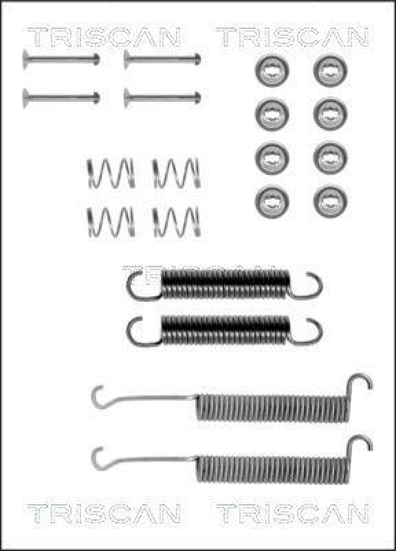 TRISCAN 8105 272285 Montagesatz F. Bremsbacken für Volvo Amazon