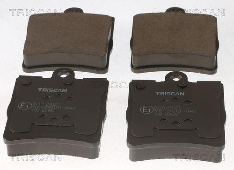 TRISCAN 8110 23027 Bremsbelag Hinten f&uuml;r Mercedes W203