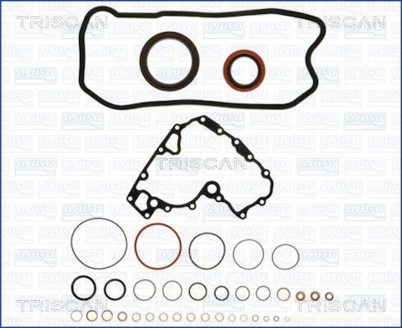 TRISCAN 595-2592 Dichtungssatz für Fiat