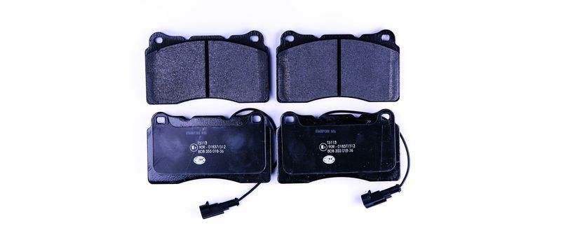 HELLA 8DB 355 018-361 Bremsbelagsatz, Scheibenbremsbelag f&uuml;r ALFA/LANCIA/VOLVO