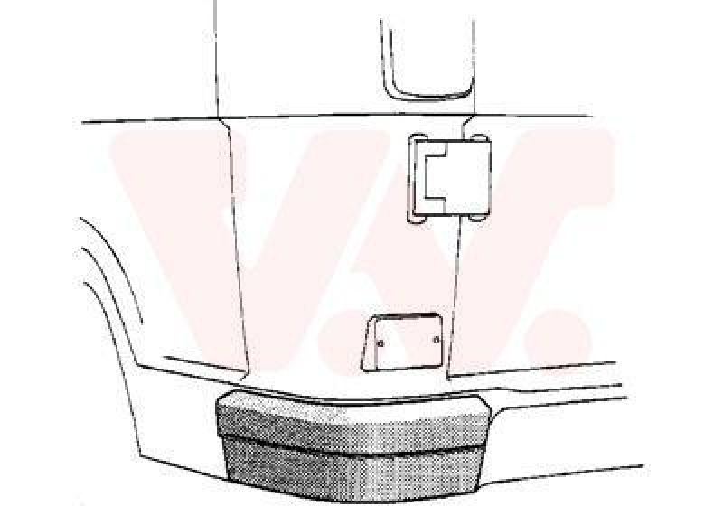 VAN WEZEL 3071533 Heckstoßstange Stoßfänger