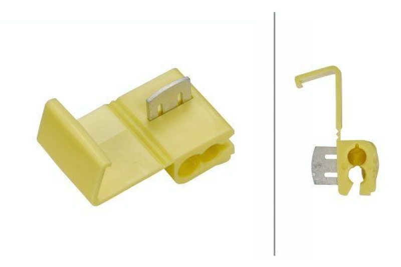 HELLA 8KV 712 169-003 Leitungsverbinder I 51 -> 5,2 mm&sup2;, gelb
