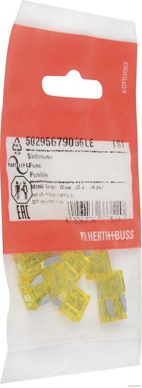 HERTH+BUSS 50295679066 Sicherung MINI Smart-Glow, 20 A, 10 pcs