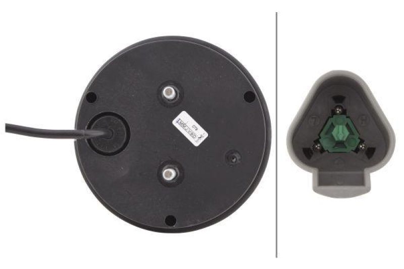 HELLA 2BN 964 169-787 Heckleuchte 122mm Halogen