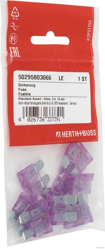 HERTH+BUSS 50295803066 Sicherung Standard Smart-Glow, 3 A, 10 pcs