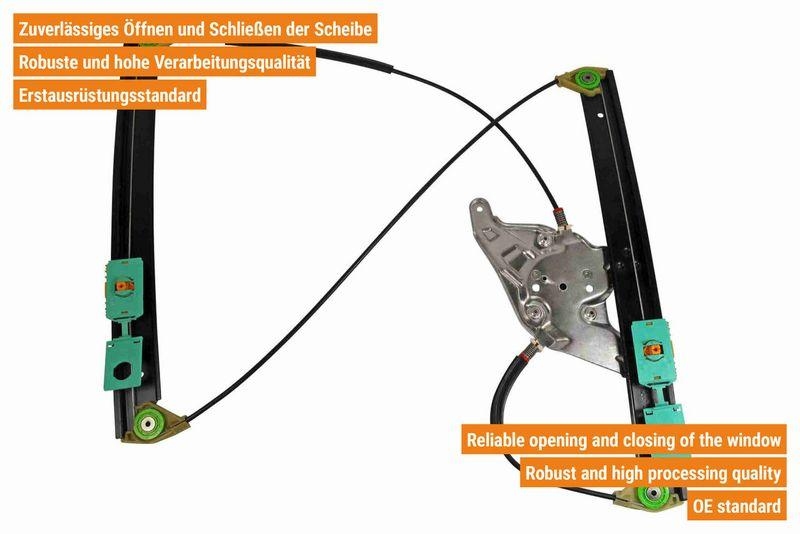 VAICO V10-6194 Fensterheber elektrisch vorne rechts f&uuml;r VW
