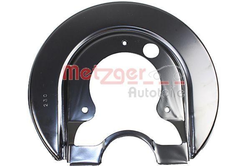 METZGER 6115205 Spritzblech, Bremsscheibe f&uuml;r AUDI/SKODA/VW HA links