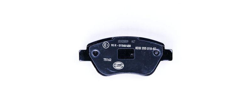 HELLA 8DB 355 018-821 Bremsbelagsatz, Scheibenbremsbelag für FIAT/LANCIA