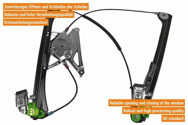 VAICO V10-6197 Fensterheber elektrisch vorne links f&uuml;r VW