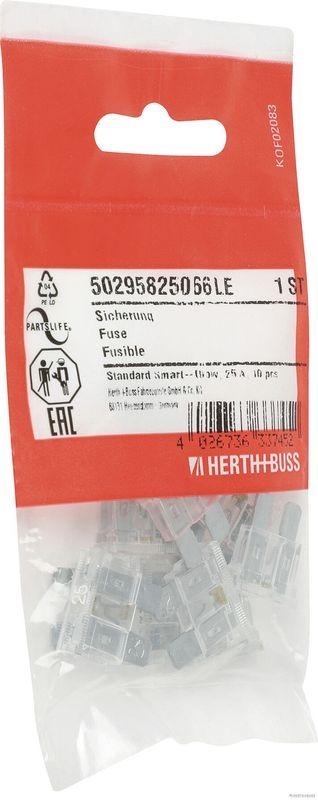 HERTH+BUSS 50295825066 Sicherung Standard Smart-Glow, 25 A, 10 pcs