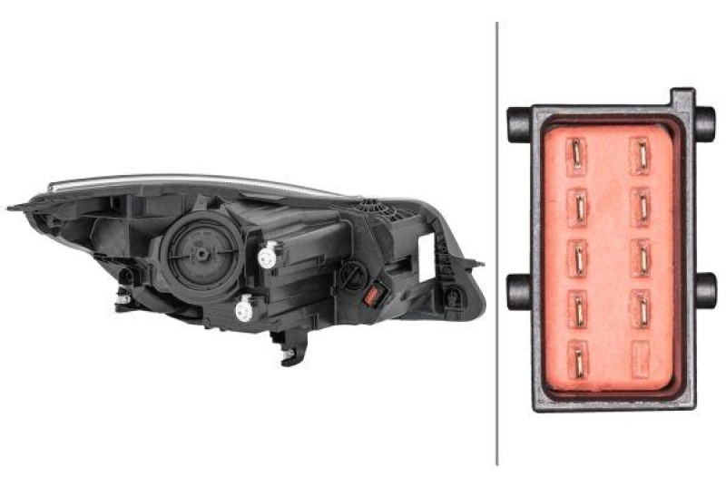 HELLA 1LL 011 165-771 Heckscheinwerfer links Halogen OPEL