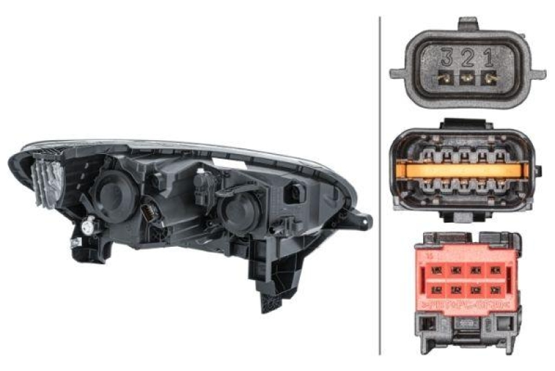 HELLA 1LL 011 770-871 Heckscheinwerfer links Hybrid RENAULT