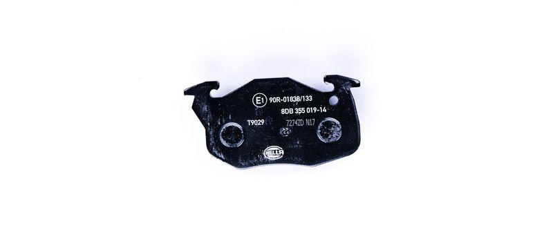 HELLA 8DB 355 019-141 Bremsbelagsatz, Scheibenbremsbelag f&uuml;r P.S.A