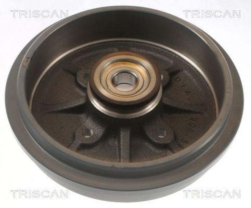 TRISCAN 8120 28210c Bremstrommel, Coated f&uuml;r Citroen, Peugeot