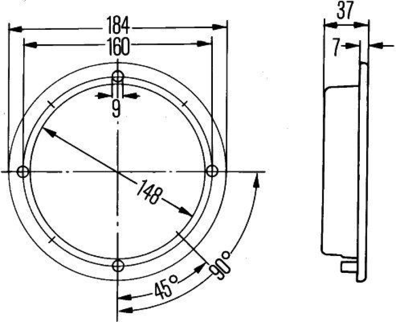 HELLA 2JA 005 590-001 Innenraumleuchte Halogen