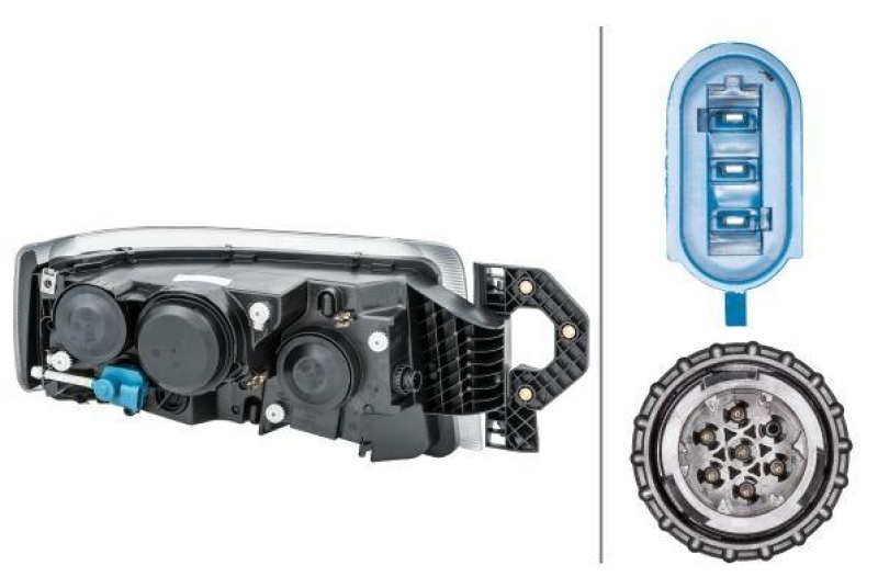 HELLA 1LL 011 899-431 Heckscheinwerfer links Halogen RENAULT