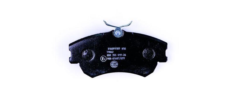 HELLA 8DB 355 019-261 Bremsbelagsatz, Scheibenbremsbelag f&uuml;r RENAULT ESPACE III (JE0)
