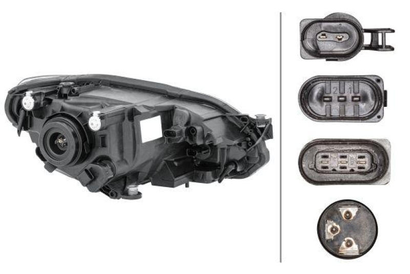 HELLA 1LL 012 644-031 Heckscheinwerfer links Halogen VW