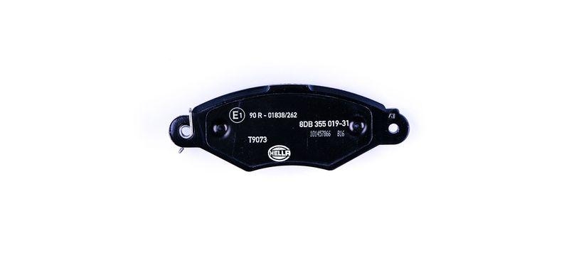 HELLA 8DB 355 019-311 Bremsbelagsatz, Scheibenbremsbelag für P.S.A