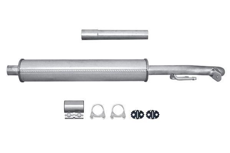 HELLA 8LB 366 022-521 Vorschalldämpfer RENAULT