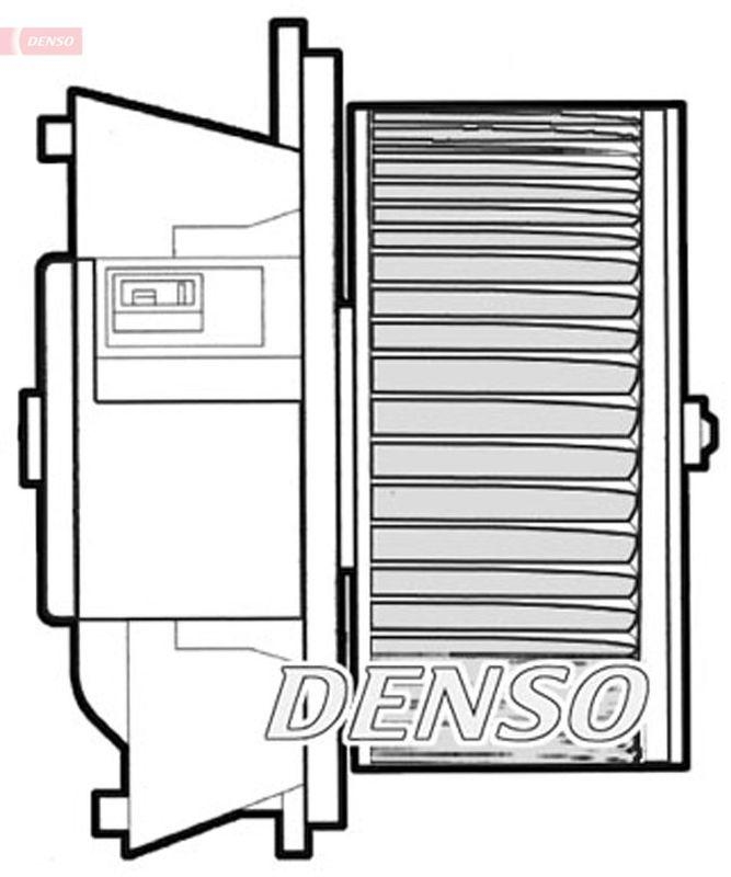 DENSO DEA09042 Innenraumgebl&auml;se FIAT PUNTO (188) 1.2 60 (188.030, .050, .130, .150, .230, .250) (1999 - )