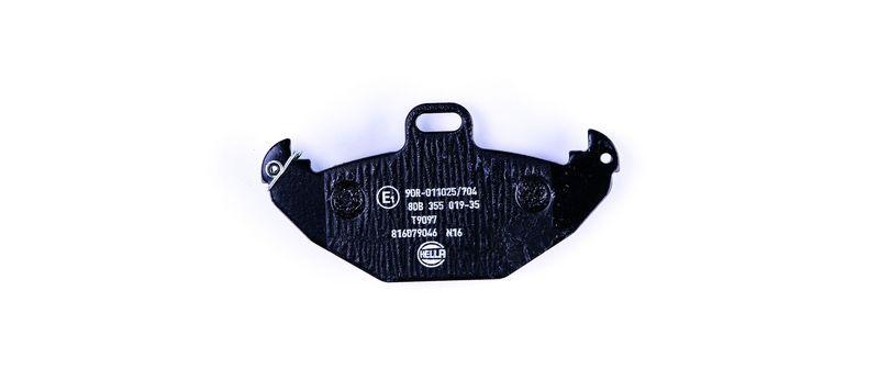 HELLA 8DB 355 019-351 Bremsbelagsatz, Scheibenbremsbelag f&uuml;r RENAULT