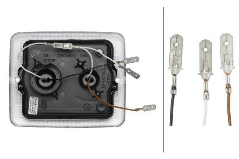 HELLA 9DW 195 804-071 Lichtscheibe Schlussleuchte