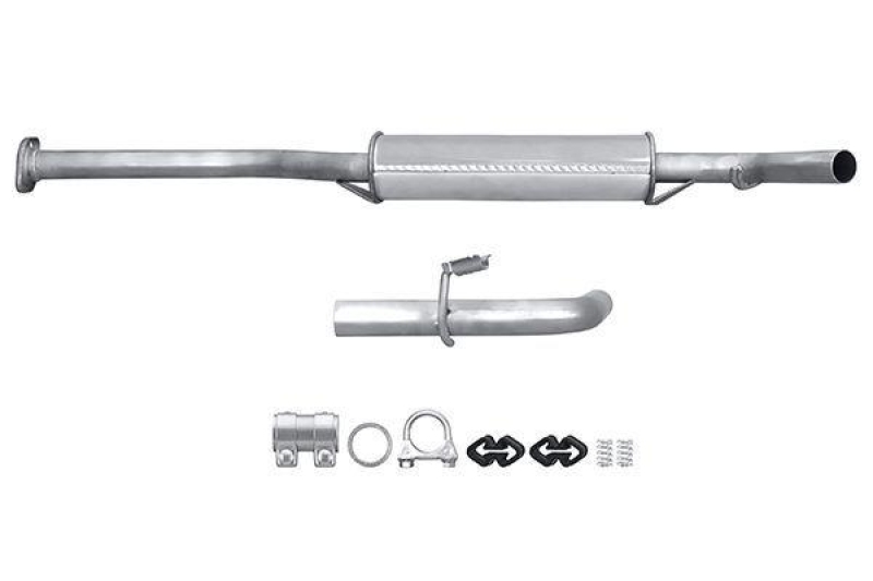 HELLA 8LB 366 022-601 Vorschalldämpfer SKODA