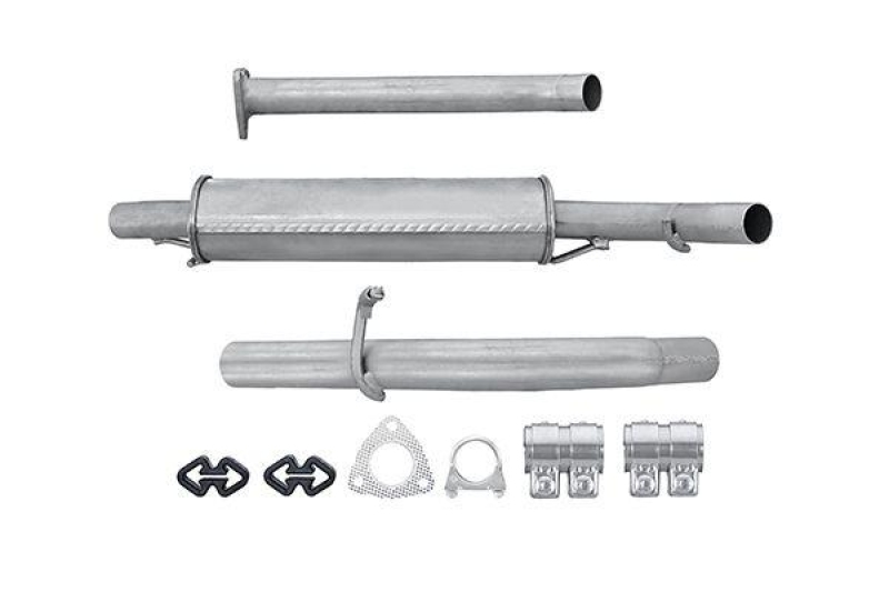 HELLA 8LB 366 022-611 Vorschalldämpfer SKODA