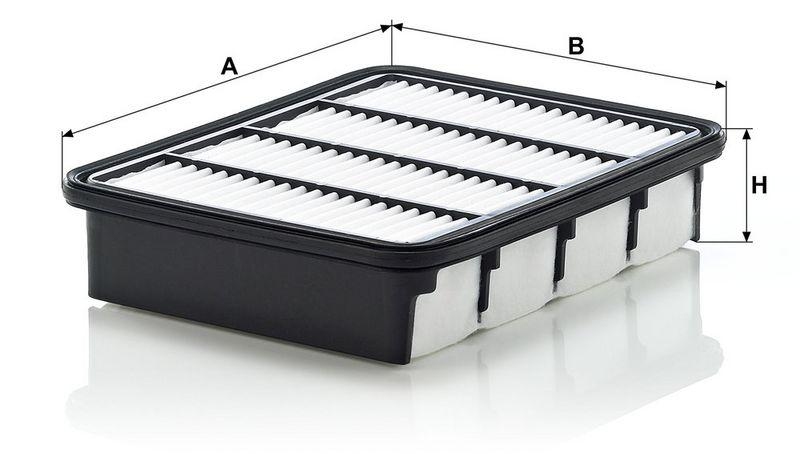 MANN-FILTER C 25 128 Luftfilter f&uuml;r Ford
