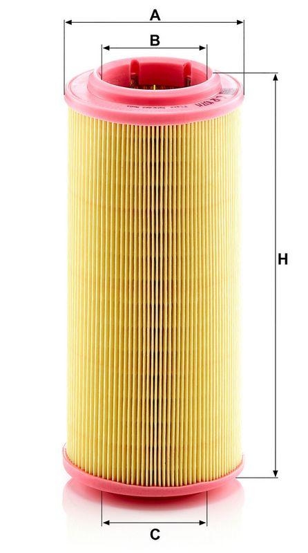 MANN-FILTER C 12 107/1 Luftfilter f&uuml;r VW