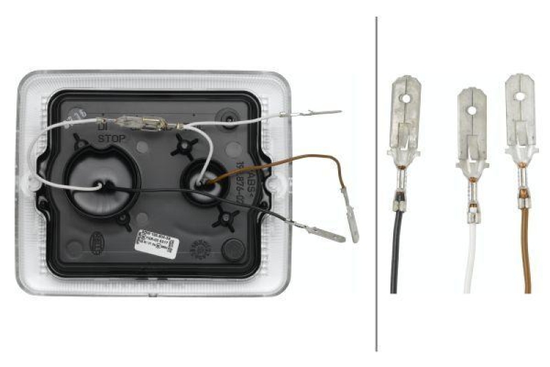 HELLA 9DW 195 804-391 Lichtscheibe Blinkleuchte