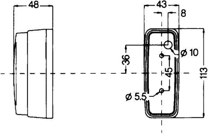 HELLA 2JA 997 027-051 Innenraumleuchte Halogen