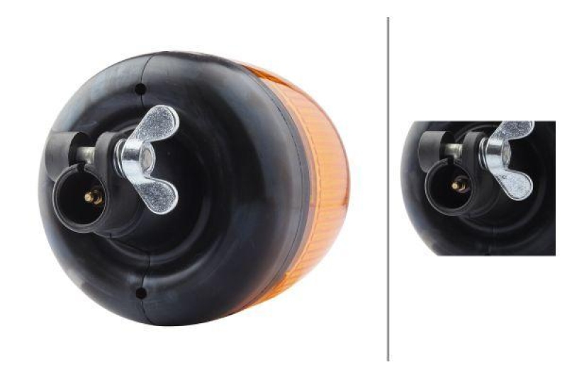 HELLA 2RL 009 506-001 Rundumleuchte Rota Compact Halogen