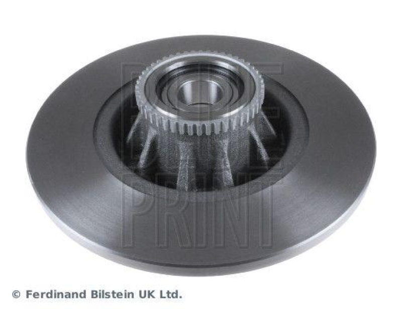 BLUE PRINT ADZ94334 Bremsscheibe mit Radlager, ABS-Impulsring, Achsmutter und Schutzkappe f&uuml;r Renault