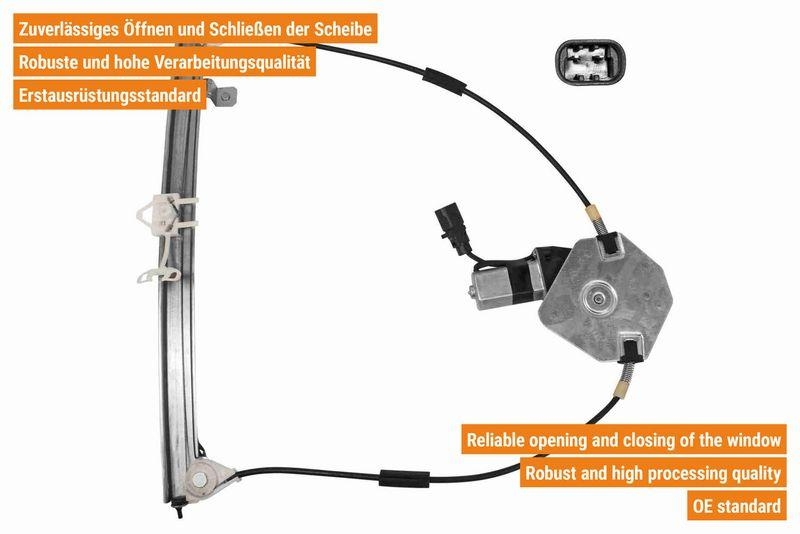 VAICO V24-0430 Fensterheber elektrisch vorne rechts f&uuml;r FIAT
